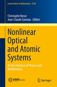 Enlarge image Cover: Nonlinear Optical and Atomic Systems - Springer