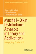 Cover: Marshall Olkin Distributions - Advances in Theory and Applications - Springer