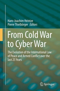 Enlarge image Cover: From Cold War to Cyber War - Springer