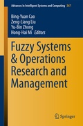 Cover: Fuzzy Systems & Operations Research and Management - Springer