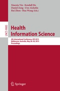 Cover: Health Information Science - Springer