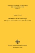 Cover: The Duke of Zhou Changes - Harrassowitz Verlag