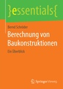 Bild: Berechnung von Baukonstruktionen - Springer Vieweg
