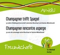 Cover: Champagner trifft Spargel / Champagner rencontre asperge - verlag regionalkultur