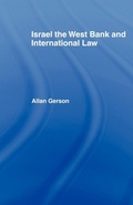 Cover: Israel, the West Bank and International Law - Routledge
