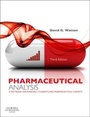 Cover: Pharmaceutical Analysis - Churchill Livingstone
