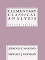 Cover: Elementary Classical Analysis - W.H.Freeman & Co Ltd