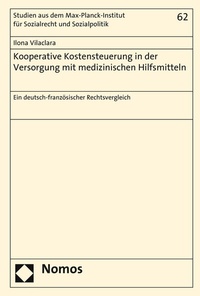 Abbildung von: Kooperative Kostensteuerung in der Versorgung mit medizinischen Hilfsmitteln - Nomos