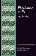 Cover: Playhouse Wills - Manchester University Press