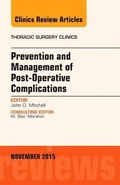 Bild: Prevention and Management of Post-Operative Complications, An Issue of Thoracic Surgery Clinics: Volume 25-4 - Elsevier