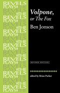 Cover: Volpone, or The Fox - Manchester University Press