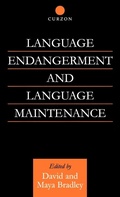 Cover: Language Endangerment and Language Maintenance - Routledge