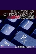Cover: The Stylistics of Professional Discourse - Edinburgh University Press