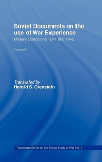 Enlarge image Cover: Soviet Documents on the Use of War Experience - Routledge