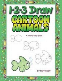 Enlarge image Cover: 1-2-3 Draw Cartoon Animals - Peel Productions, Inc.