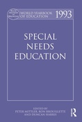 Cover: World Yearbook of Education 1993 - Routledge