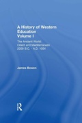 Cover: Hist West Educ:Ancient World V 1 - Routledge