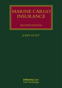 Enlarge image Cover: Marine Cargo Insurance - CRC Press