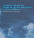 Cover: National Allocation Plans in the EU Emissions Trading Scheme - Routledge