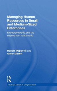 Enlarge image Cover: Managing Human Resources in Small and Medium-Sized Enterprises - Routledge