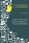 Cover: Trust, Power and Public Relations in Financial Markets - Routledge