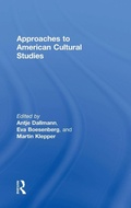Cover: Approaches to American Cultural Studies - Routledge