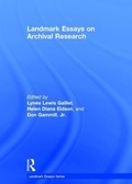 Cover: Landmark Essays on Archival Research - Routledge