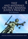 Cover: Text and Materials on the Criminal Justice Process - Routledge