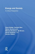 Cover: Energy and Society - Routledge
