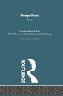 Cover: Vinaya Texts - RoutledgeCurzon