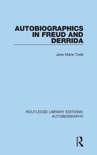 Enlarge image Cover: Autobiographics in Freud and Derrida - Routledge
