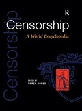 Cover: Censorship - Routledge
