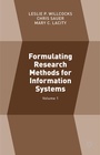 Cover: Formulating Research Methods for Information Systems - Palgrave Macmillan