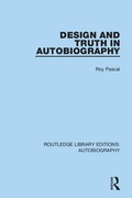 Cover: Design and Truth in Autobiography - Routledge