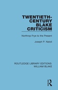 Cover: Twentieth-Century Blake Criticism - Routledge