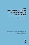 Cover: An Introduction to the Study of Blake - Routledge