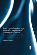 Bild: The Origin of the Prolonged Economic Stagnation in Contemporary Japan - Routledge