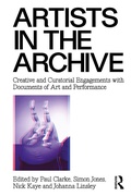 Cover: Artists in the Archive - Routledge