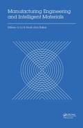 Cover: Manufacturing Engineering and Intelligent Materials - CRC Press
