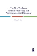 Cover: The New Yearbook for Phenomenology and Phenomenological Philosophy - Routledge