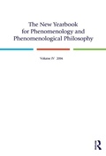 Cover: The New Yearbook for Phenomenology and Phenomenological Philosophy - Routledge