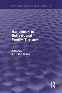 Enlarge image Cover: Handbook of Behavioural Family Therapy - Routledge