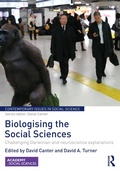 Cover: Biologising the Social Sciences - Routledge