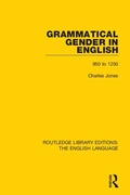 Cover: Grammatical Gender in English - Routledge