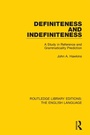 Cover: Definiteness and Indefiniteness - Routledge