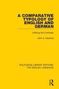 Cover: A Comparative Typology of English and German - Routledge