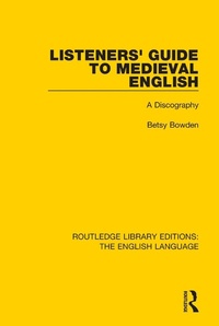 Abbildung von: Listeners' Guide to Medieval English - Routledge