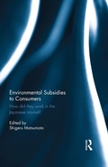 Bild: Environmental Subsidies to Consumers - Routledge