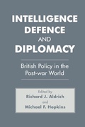 Cover: Intelligence, Defence and Diplomacy - Routledge