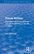 Cover: Precis Writing - Routledge